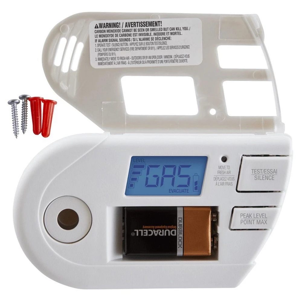 First Alert Combination Explosive Gas and Carbon Monoxide Alarm with Backlit Digital Display, GCO16NA, GCO16NA