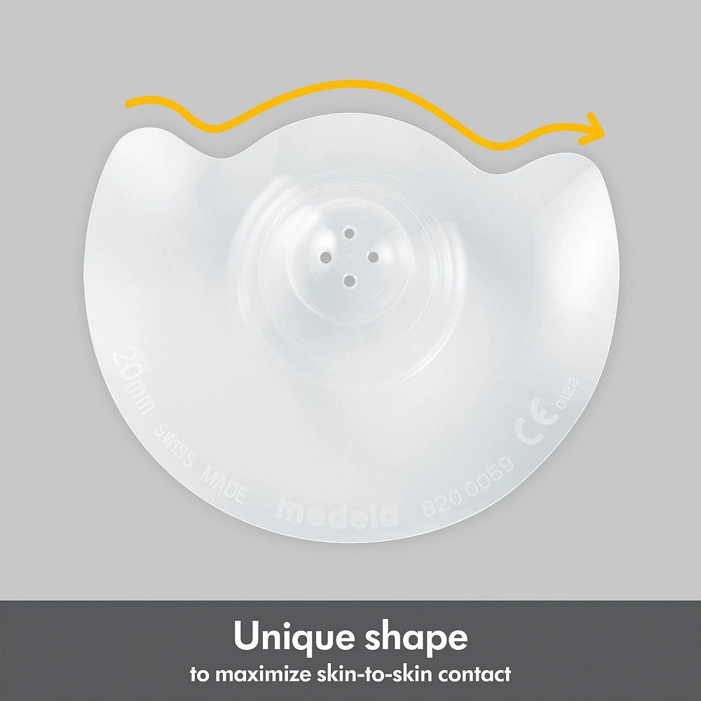 Boucliers De Mamelons Et Étui Medela 2x16mm