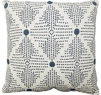 hometrends Diamond Denim Decorative Pillow