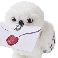 Wizarding World, Enchanting Hedwig Interactive Harry Potter Owl with Over 15 Sounds and Movements and Hogwarts Envelope, Kids Toys for Ages 5 and up