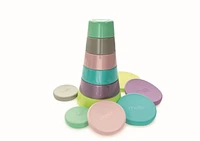 melii Contenants alimentaires empilables avec couvercles en silicone – 12 morceaux