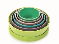 melii Contenants alimentaires empilables avec couvercles en silicone – 12 morceaux