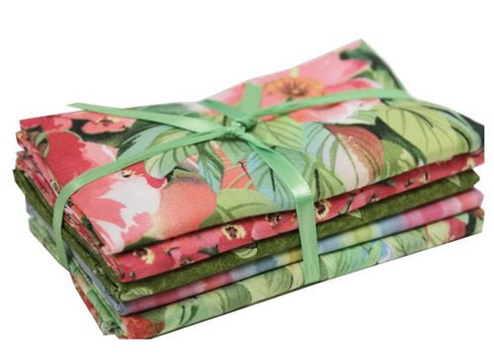 Fabric Creations Floral Fat Quarter Bundle - 5" x 18" x 21", 5" x 18" x 21"