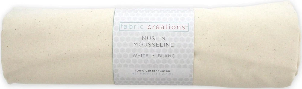 Fabric Creations Unbleached Muslin - 2.75m x 2.75m, 2.75m x 2.75m