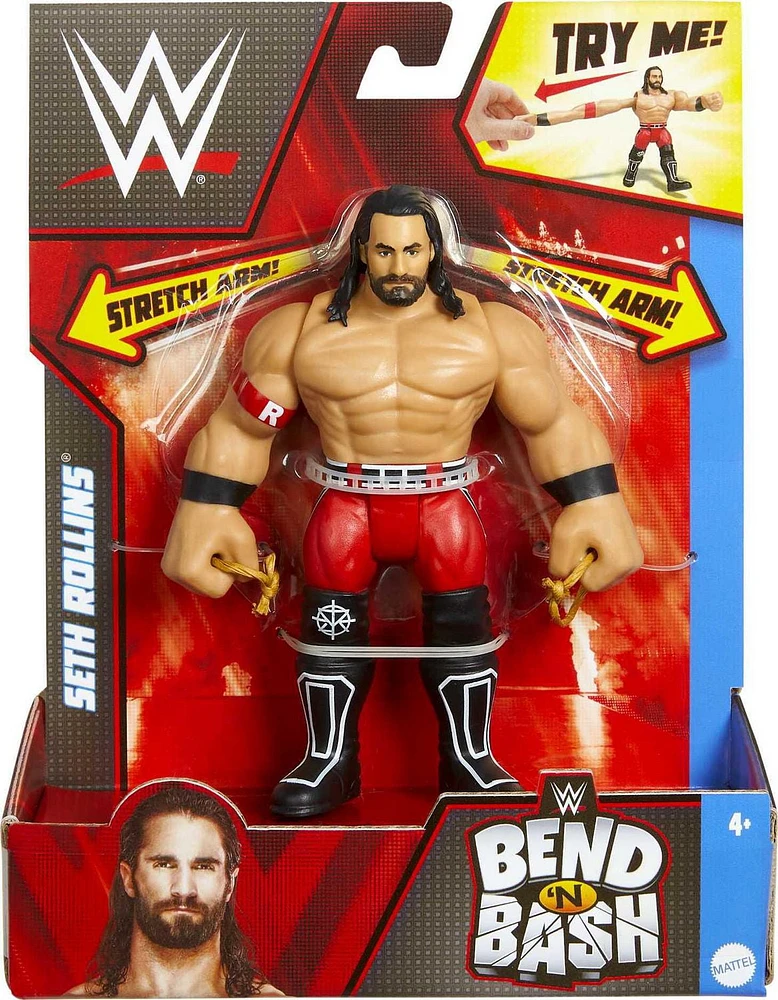 WWE Bend ‘N Bash Action Figure, 5.5-inch Collectible for Ages 6 Years Old & Up