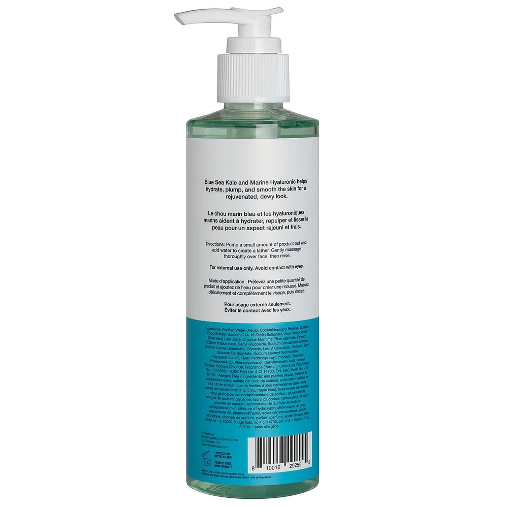 Vitamins and Sea beauty Nettoyant Pour Le Visage Au Gel Hyaluronique 237 mL, Chou Marin Bleu et Hyaluroniques Marins