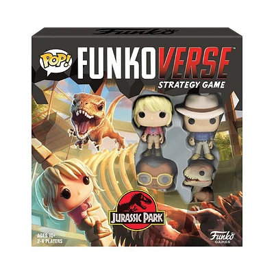 POP! Funkoverse Jurassic Park 100 Strategy Game Base Set