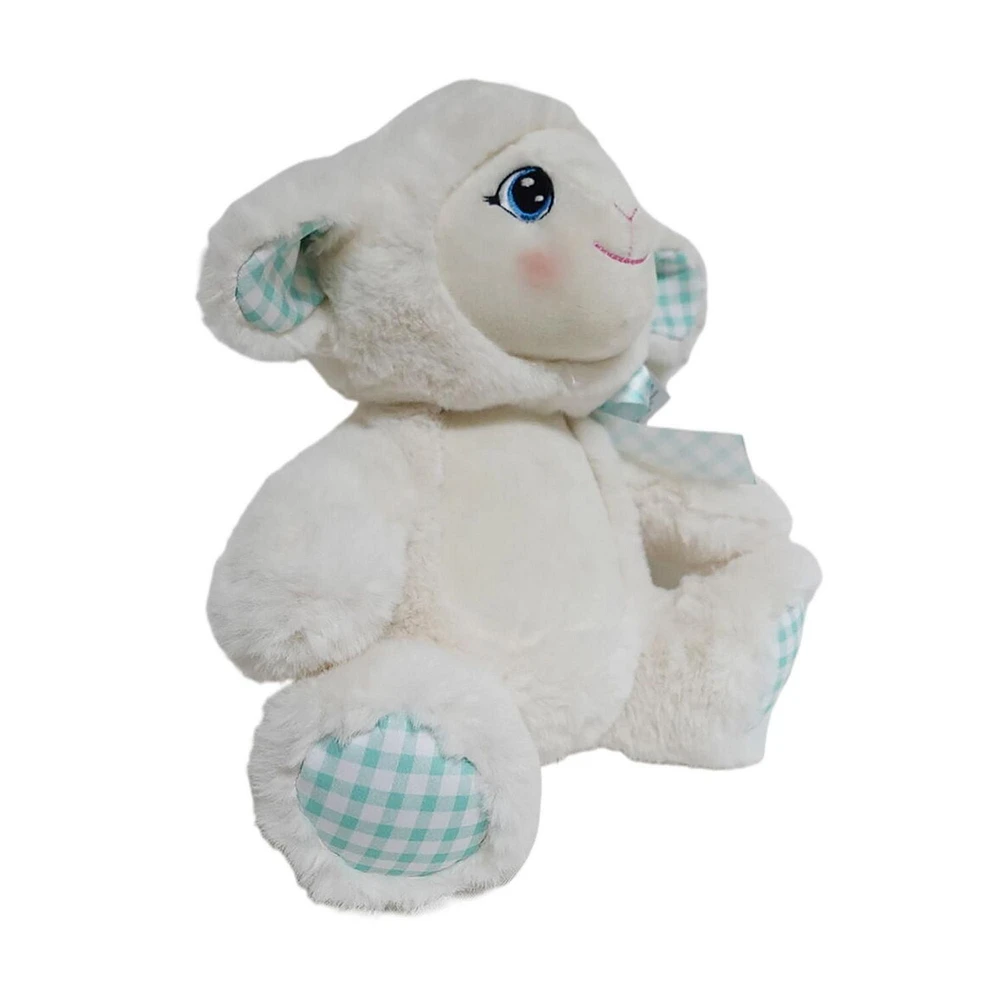 Way to Celebrate Medium Soft Plush Lamb, 10inch Cream