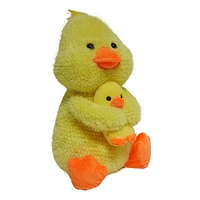 Way To Celebrate Easter Plush 12.5INCH Plush Mommy with Me Duck, yellow