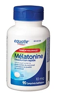 Equate Maximum Strength Melatonin 10 mg, 90 Sublingual Tablets