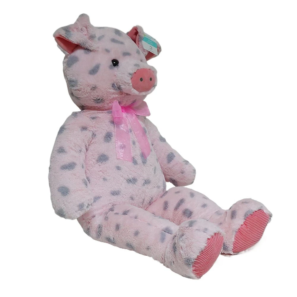 Way To Celebrate Easter Plush 35inch Extra Large Pig,pink