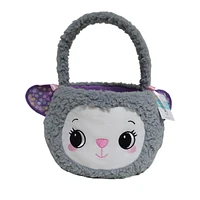 Way To Celebrate Easter Plush 6inch Easter  Lamb Basket, grey