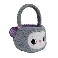 Way To Celebrate Easter Plush 6inch Easter  Lamb Basket, grey