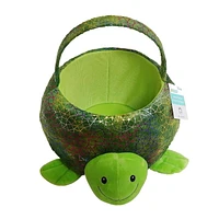 Way To Celebrate Easter Plush 11inch Easter Sea life Turtle Basket