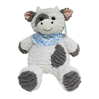 Way To Celebrate Easter Plush 16.5inch Medium Plush Cow with Bandana