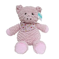 Way To Celebrate Easter Plush 16.5inch Medium Plush Pig with Bandana