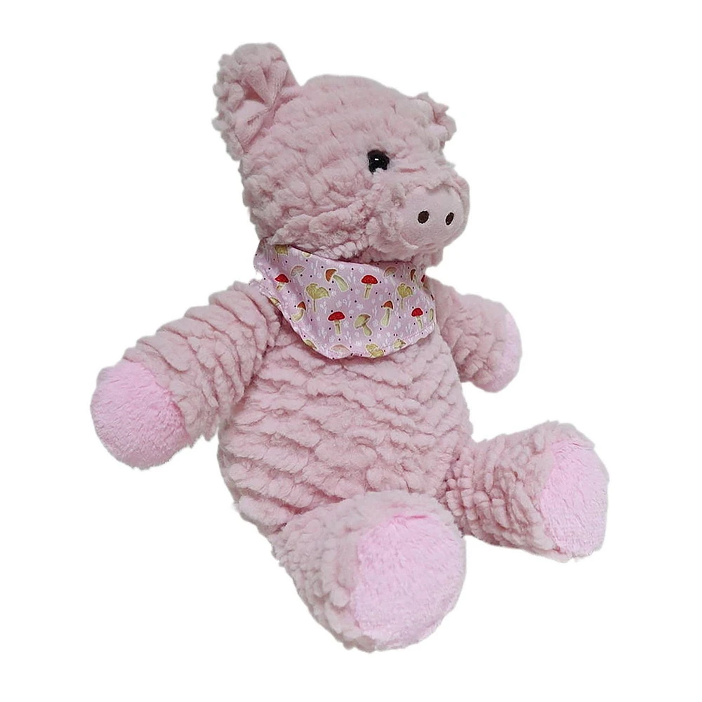 Way To Celebrate Easter Plush 16.5inch Medium Plush Pig with Bandana