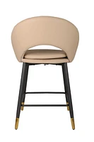 Valentina Counter Stool, Set of 2, Beige