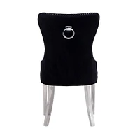 BOYEL DINING CHAIR in Black SET OF 6