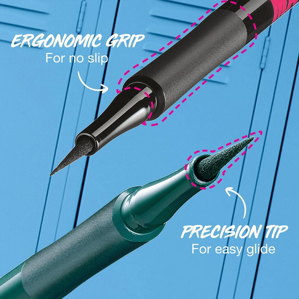 Maybelline New York Master Precise Traceur Liquide, Jusqu'à 30 heures, Application simple et précise, Emerald, 1 ml Soft, chenille-style baby yarn