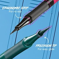 Maybelline New York Master Precise Traceur Liquide, Jusqu'à 30 heures, Application simple et précise, Emerald, 1 ml Soft, chenille-style baby yarn