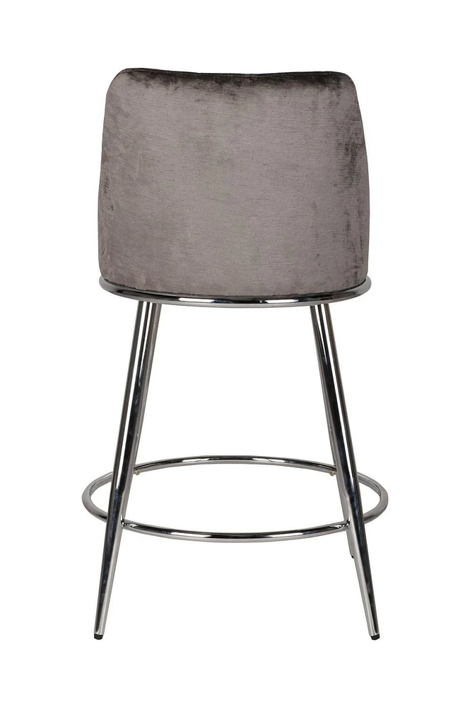 Nora Counter Stool, Set of 2, Grey