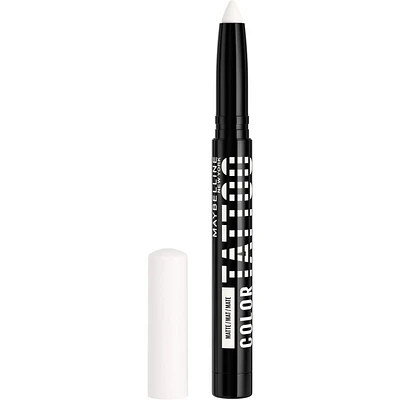 Bâton ombre à paupières longue tenue polyvalent Color Tattoo de Maybelline, Maquillage pour les yeux, Unmatched, Blanc, 1,4 g Polyester #6 Super Bulky Yarn