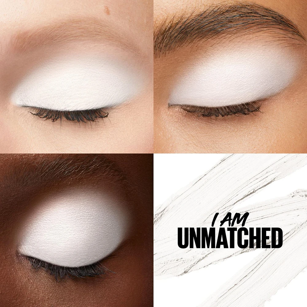 Bâton ombre à paupières longue tenue polyvalent Color Tattoo de Maybelline, Maquillage pour les yeux, Unmatched, Blanc, 1,4 g Polyester #6 Super Bulky Yarn