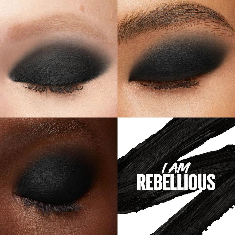 Bâton ombre à paupières longue tenue polyvalent Color Tattoo de Maybelline, Maquillage pour les yeux, Rebellious, Noir, 1,4 g Polyester #6 Super Bulky Yarn