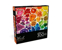 Buffalo Games - Vivid Collection - Chroma Crystals - 300 Piece Jigsaw Puzzle