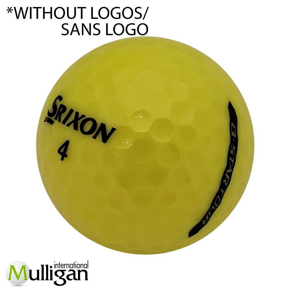 Mulligan - 48 Srixon Q-Star Tour (OLD) 5A No Logo Recycled Used Golf Balls, Yellow