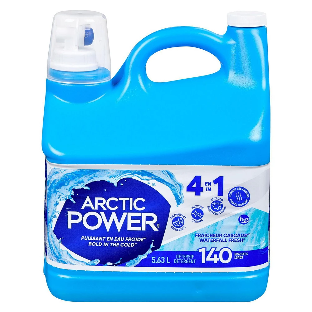 Arctic Power Waterfall Fresh Cold Water Detergent, 5.63 L