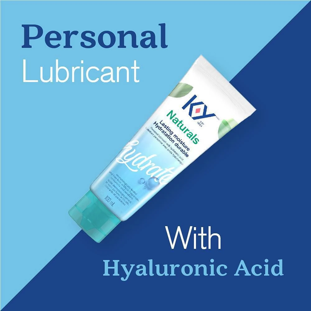 K-Y® Personal Lubricant, Naturals® Moisture+ , gel, 100 mL