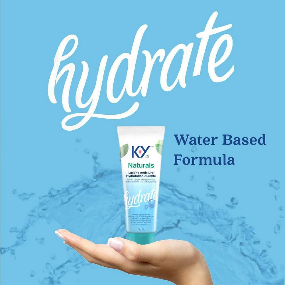 K-Y® Personal Lubricant, Naturals® Moisture+ , gel, 100 mL