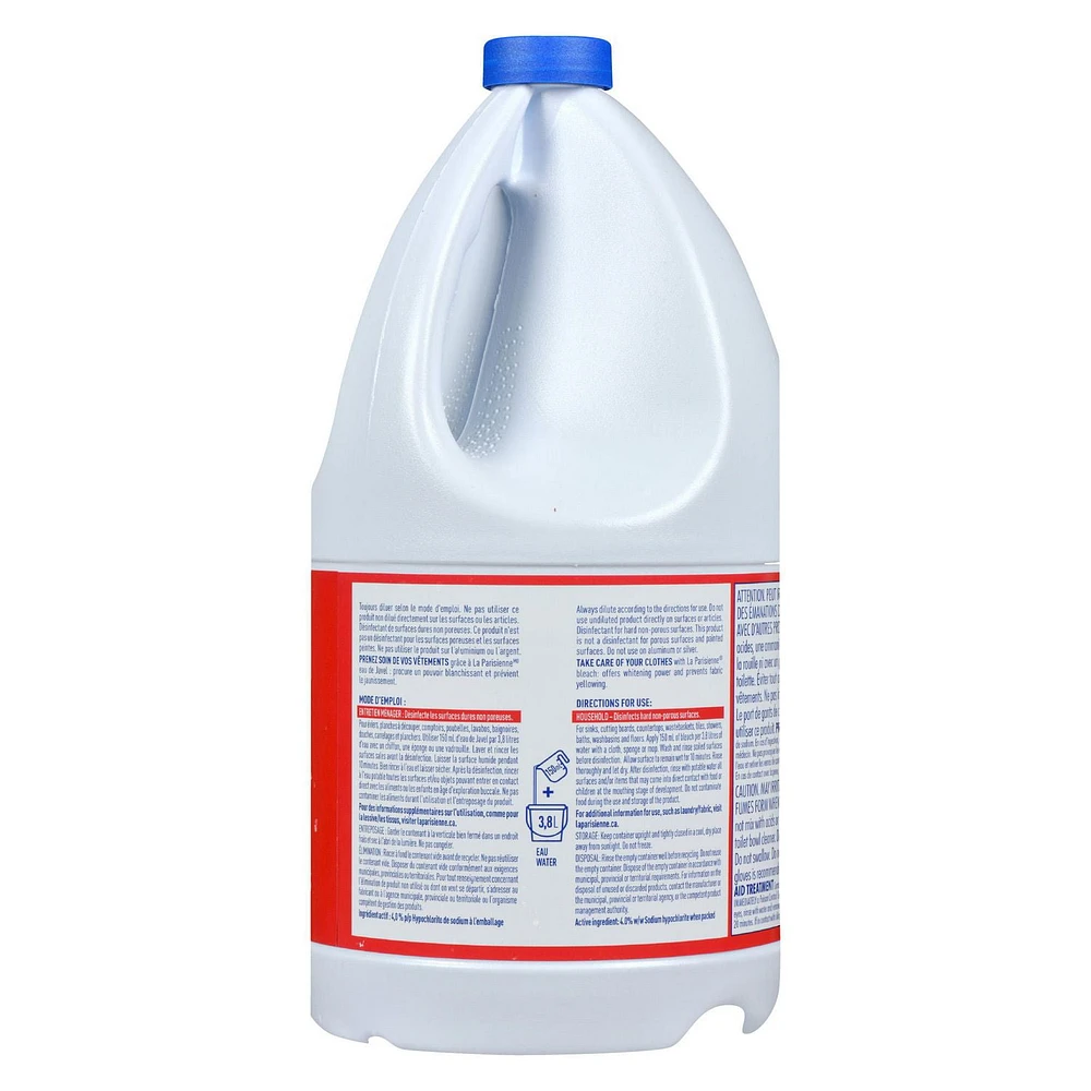 La Parisienne Concentrated Bleach 3.6L, LP Bleach concentrated 3.6L