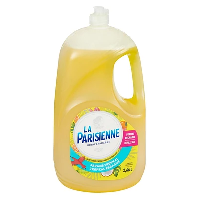 La Parisienne Tropical Paradise Liquid Dish Soap, Liquid Dish Tropical 2.66L