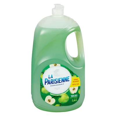 La Parisienne Liquid Dish Green Apple refill size 2.66L, Liquid Dish Green Apple 2.66L