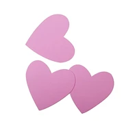 10 FOAM HEARTS PINK