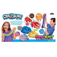 Cra-Z-Slimy 4 in 1 Super Slimy Spectacular, Scented Slime for Kids, Sensory Activity, Trending Slime