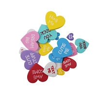 20 CONVERSAONAL HEART STICKER