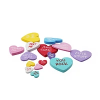 20 CONVERSAONAL HEART STICKER