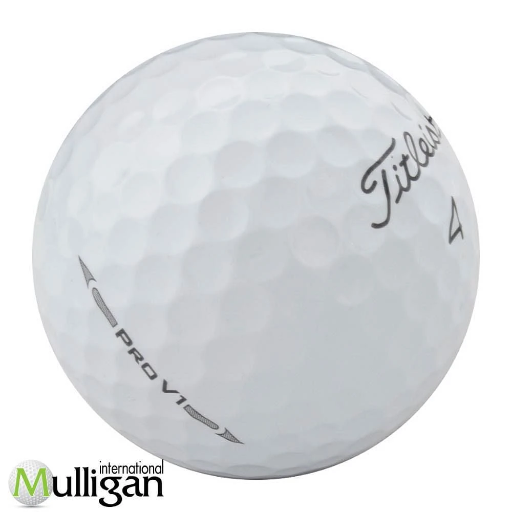 Mulligan - 60 Titleist Prov1 2016 4A Recycled Used Golf Balls, White