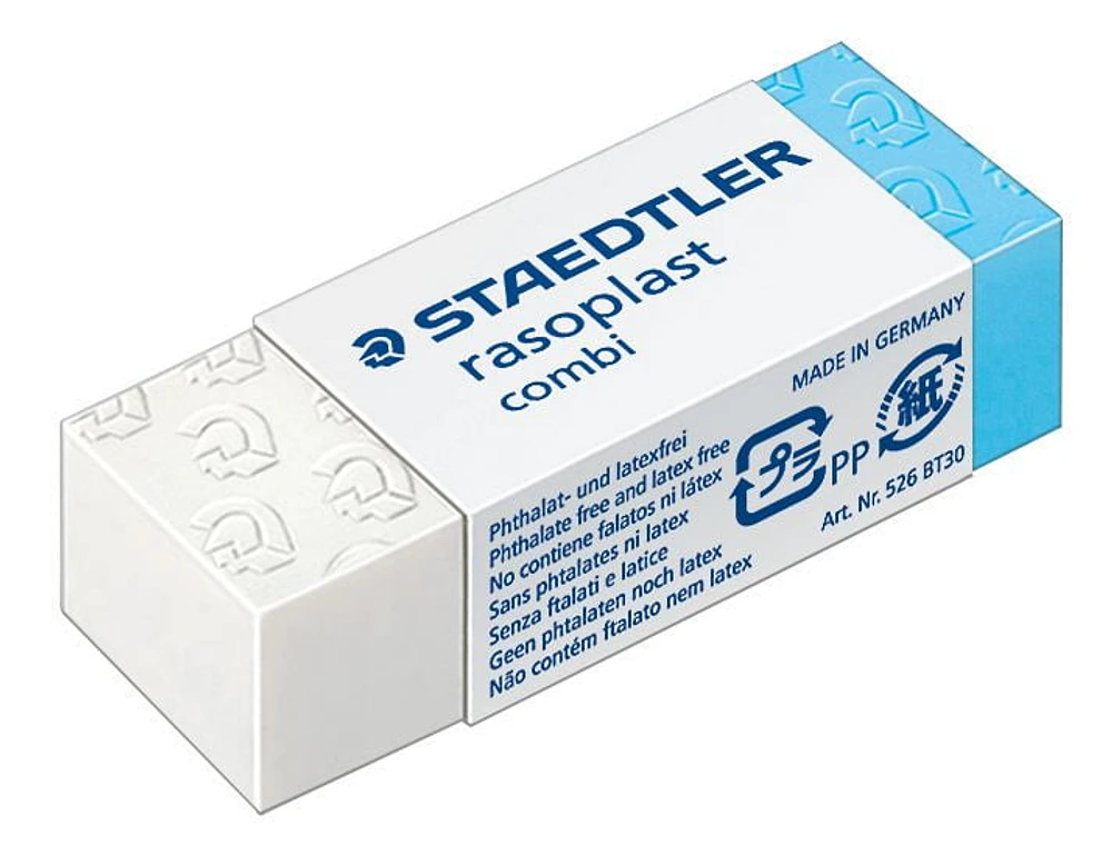 Staedtler Rasoplast Combi Eraser, 2 pcs Rasoplast combi eraser