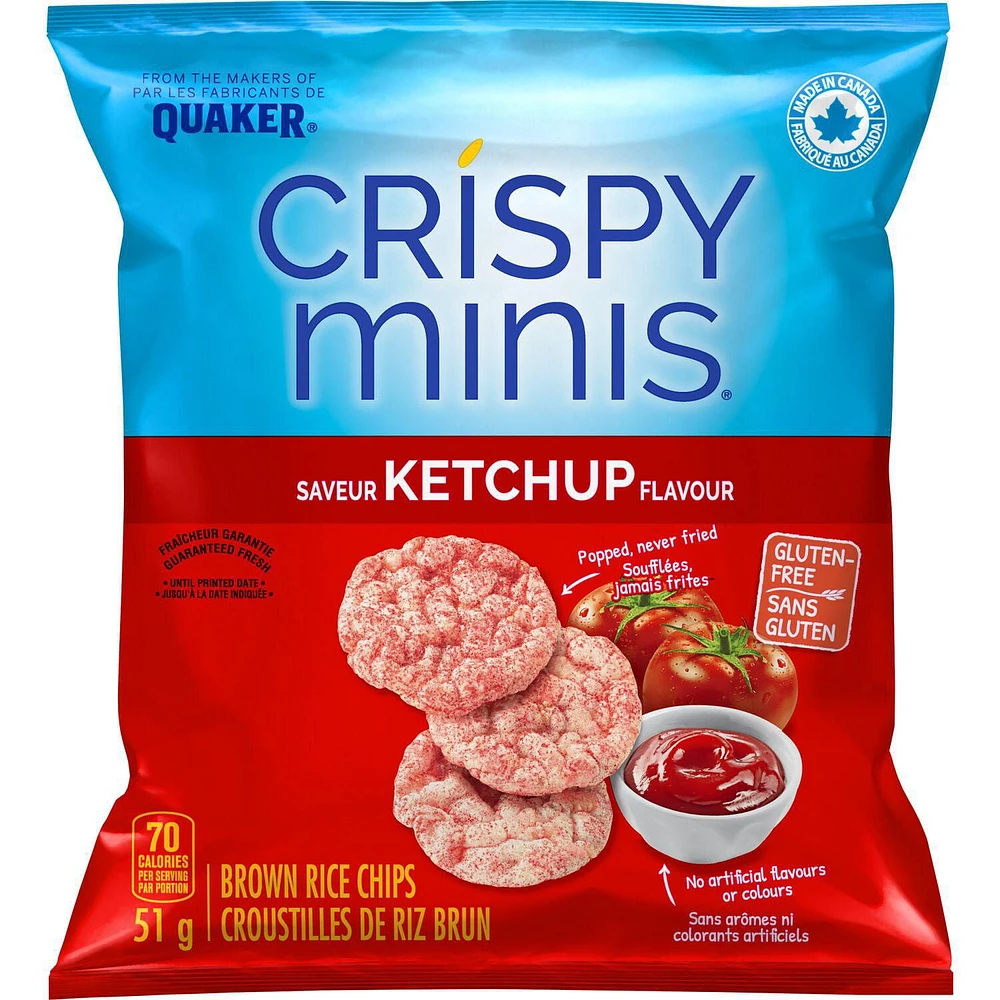 Quaker Crispy Minis Ketchup Rice Chips