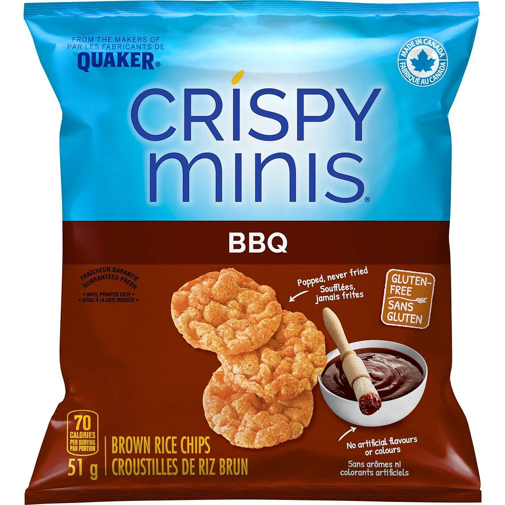 Quaker Crispy Minis BBQ Rice Chips