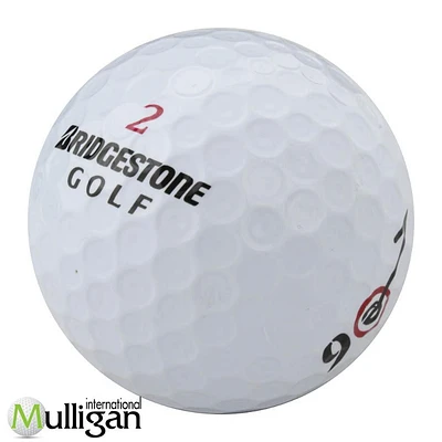 Mulligan - 12 Bridgestone E6 4A Recycled Used Golf Balls, White