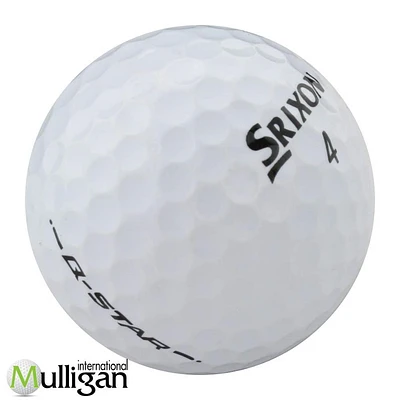 Mulligan - 12 Srixon Q-Star 4A Recycled Used Golf Balls, White