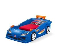 Lit d'auto de course Hot WheelsMC lit berceau à lit simple par Step2