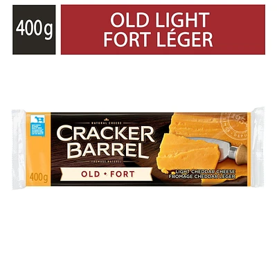 Cracker Barrel Old Cheddar Cheese Bar Light, 400g