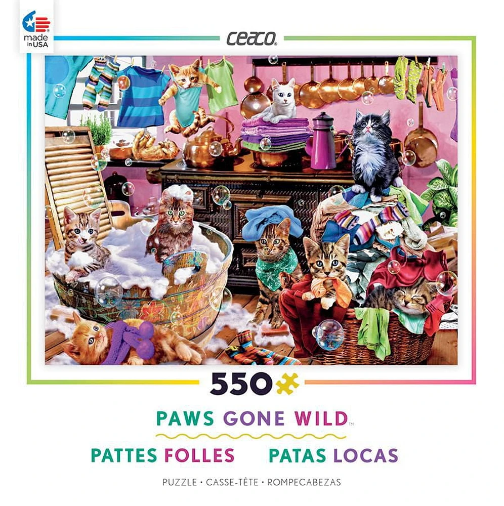 Ceaco Paws Gone Wild - cuisine, puzzle 550 pièces